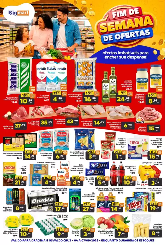 Catálogo Bigmart | Nossas melhores pechinchas | 2026-09-04T00:00:00.000Z - 2026-09-07T00:00:00.000Z