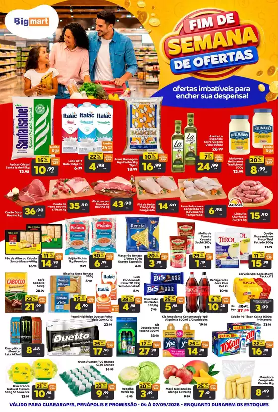 Catálogo Bigmart | Ofertas para caçadores de pechinchas | 2026-09-04T00:00:00.000Z - 2026-09-07T00:00:00.000Z