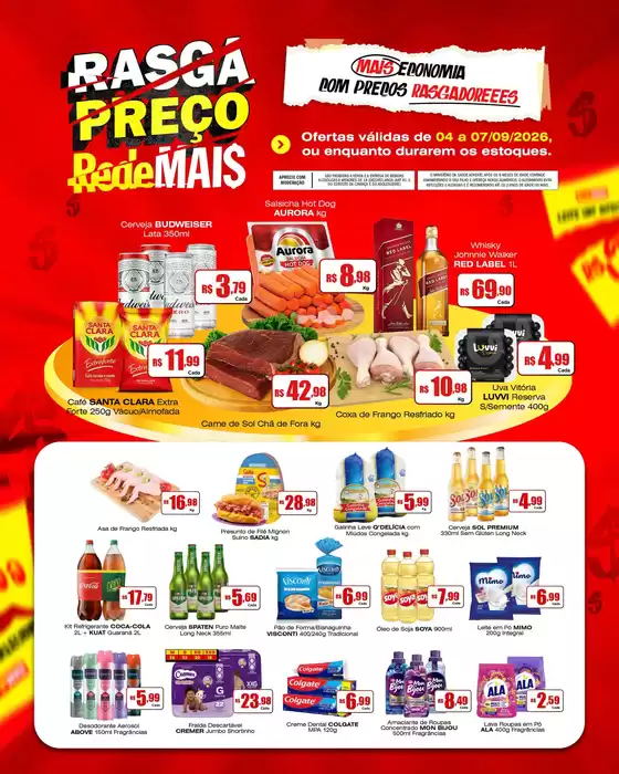 Catálogo Rede Mais Supermercados | Encarte Rede Mais Supermercados | 2026-09-04T00:00:00.000Z - 2026-09-07T00:00:00.000Z