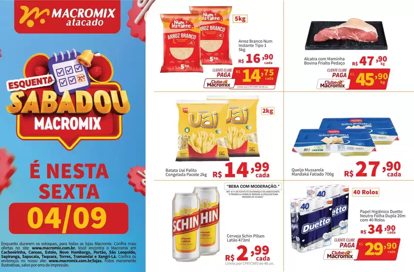 Catálogo Macromix Atacado | Ofertas exclusivas e pechinchas | 2026-09-04T00:00:00.000Z - 2026-09-04T00:00:00.000Z