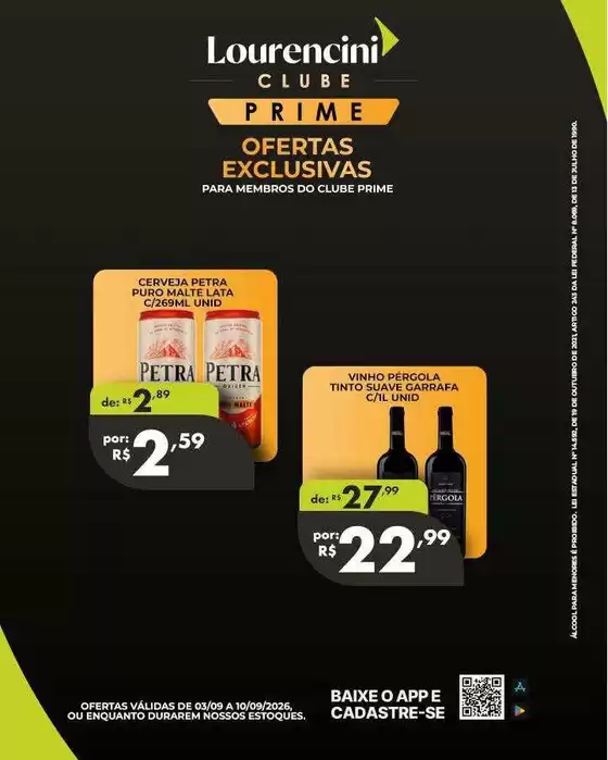 Catálogo Lourencini Supermercados em Brumadinho | Nossas melhores ofertas para você | 2026-09-04T00:00:00.000Z - 2026-09-10T00:00:00.000Z