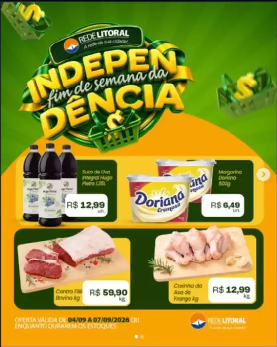Catálogo Rede Litoral de Supermercados | Ofertas | 2026-09-04T00:00:00.000Z - 2026-09-07T00:00:00.000Z