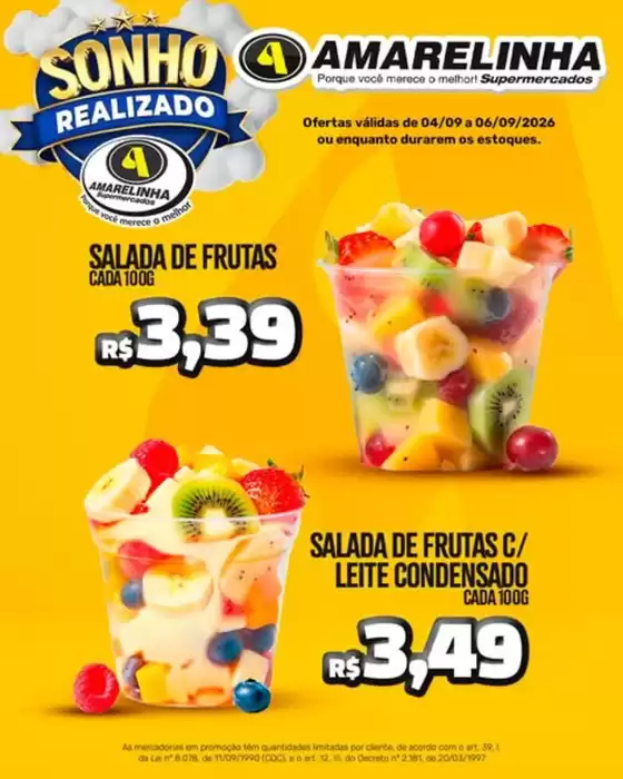 Catálogo Amarelinha Supermercados | Ofertas Da Semana | 2026-09-04T00:00:00.000Z - 2026-09-06T00:00:00.000Z