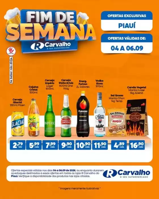 Catálogo R Carvalho Supermercado | fim de semana super | 2026-09-04T00:00:00.000Z - 2026-09-06T00:00:00.000Z