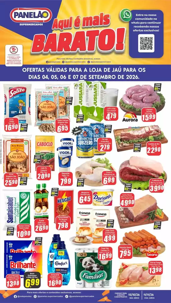 Catálogo Panelão | Ofertas exclusivas e pechinchas | 2026-09-04T00:00:00.000Z - 2026-09-07T00:00:00.000Z