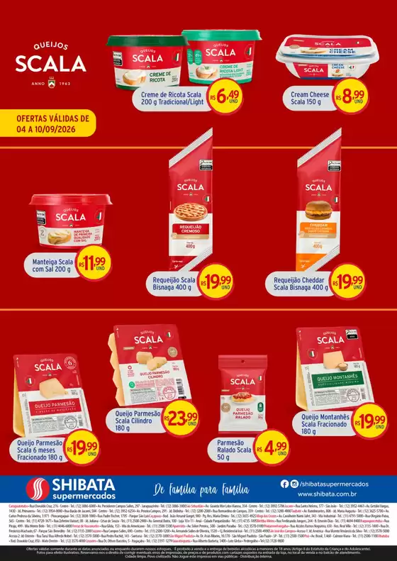Catálogo Shibata Supermercados | Grandes descontos em produtos selecionados | 2026-09-04T00:00:00.000Z - 2026-09-10T00:00:00.000Z