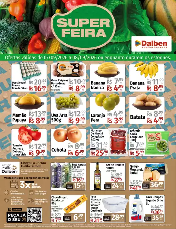 Catálogo Supermercado Dalben | Super Feira | 2026-09-07T00:00:00.000Z - 2026-09-08T00:00:00.000Z
