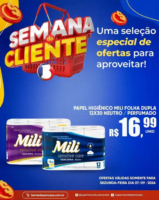 Catálogo Supermercado Bernardão | Melhores ofertas para todos os caçadores de pechinchas | 2026-09-07T00:00:00.000Z - 2026-09-07T00:00:00.000Z
