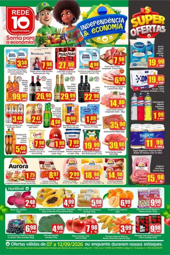 Catálogo Rede 10 | Ótima oferta para caçadores de pechinchas | 2026-09-07T00:00:00.000Z - 2026-09-12T00:00:00.000Z