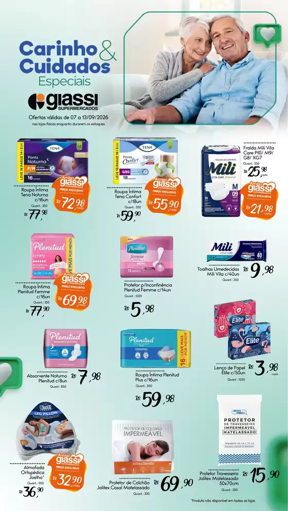 Catálogo Giassi Supermercados | Pechinchas e ofertas atuais | 2026-09-07T00:00:00.000Z - 2026-09-13T00:00:00.000Z