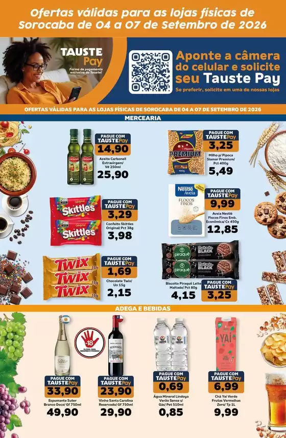 Catálogo Supermercados Tauste | Ofertas Tauste Pay Sorocaba | 2026-09-04T00:00:00.000Z - 2026-09-07T00:00:00.000Z