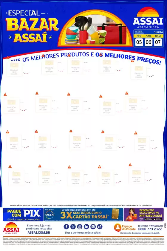 Catálogo Assaí Atacadista | Encarte Assaí Atacadista 49983-64 | 2026-09-07T00:00:00.000Z - 2026-09-07T00:00:00.000Z