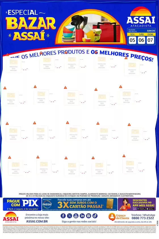 Catálogo Assaí Atacadista | Encarte Assaí Atacadista 49983-63 | 2026-09-07T00:00:00.000Z - 2026-09-07T00:00:00.000Z