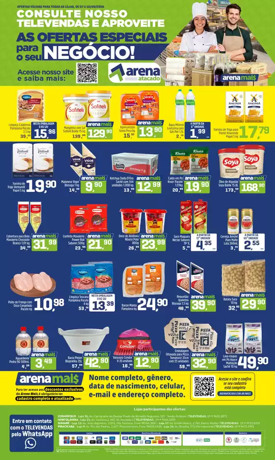 Catálogo Arena Atacado | Jornal ofertas | 2026-09-07T00:00:00.000Z - 2026-09-10T00:00:00.000Z