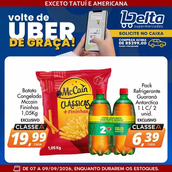 Catálogo Delta Supermercados | Ótima oferta para caçadores de pechinchas | 2026-09-07T00:00:00.000Z - 2026-09-09T00:00:00.000Z