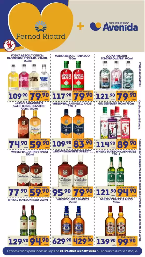 Catálogo Supermercados Avenida | Melhores ofertas para todos os caçadores de pechinchas | 2026-09-03T00:00:00.000Z - 2026-09-07T00:00:00.000Z