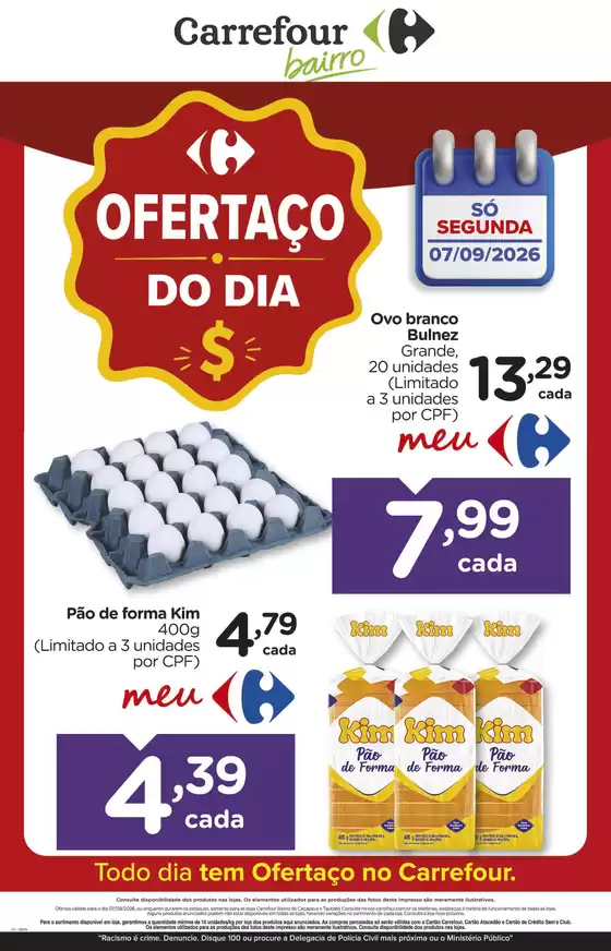 Catálogo Carrefour Bairro | OFERTA DO DIA | 2026-09-07T00:00:00.000Z - 2026-09-07T00:00:00.000Z