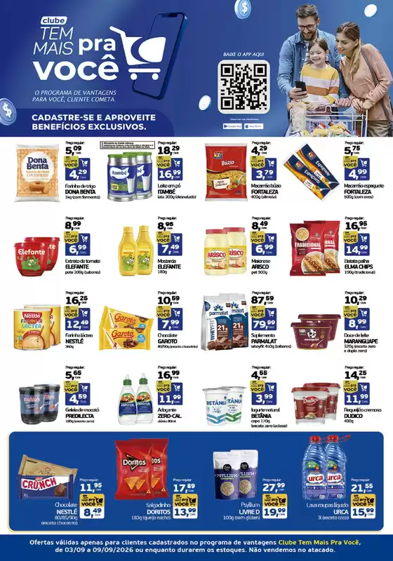 Catálogo Cometa Supermercados | O clube tem mais para você | 2026-09-08T00:00:00.000Z - 2026-09-09T00:00:00.000Z