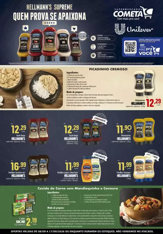 Catálogo Cometa Supermercados | Cooperativa Unilever | 2026-09-08T00:00:00.000Z - 2026-09-17T00:00:00.000Z
