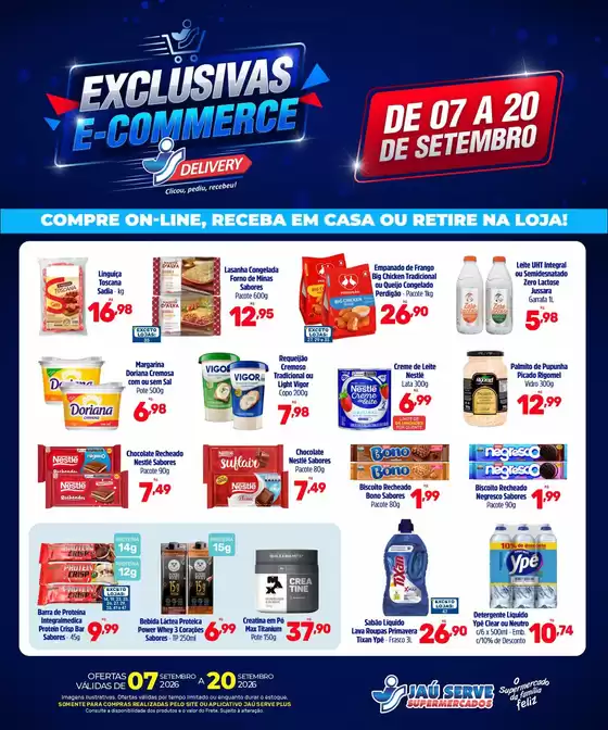 Catálogo Supermercados Jaù Serve | Ofertas exclusivas de e-commerce | 2026-09-08T00:00:00.000Z - 2026-09-20T00:00:00.000Z