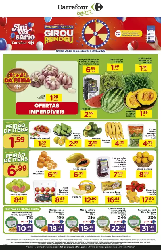 Catálogo Carrefour Bairro | Ofertas para caçadores de pechinchas | 2026-09-08T00:00:00.000Z - 2026-09-09T00:00:00.000Z