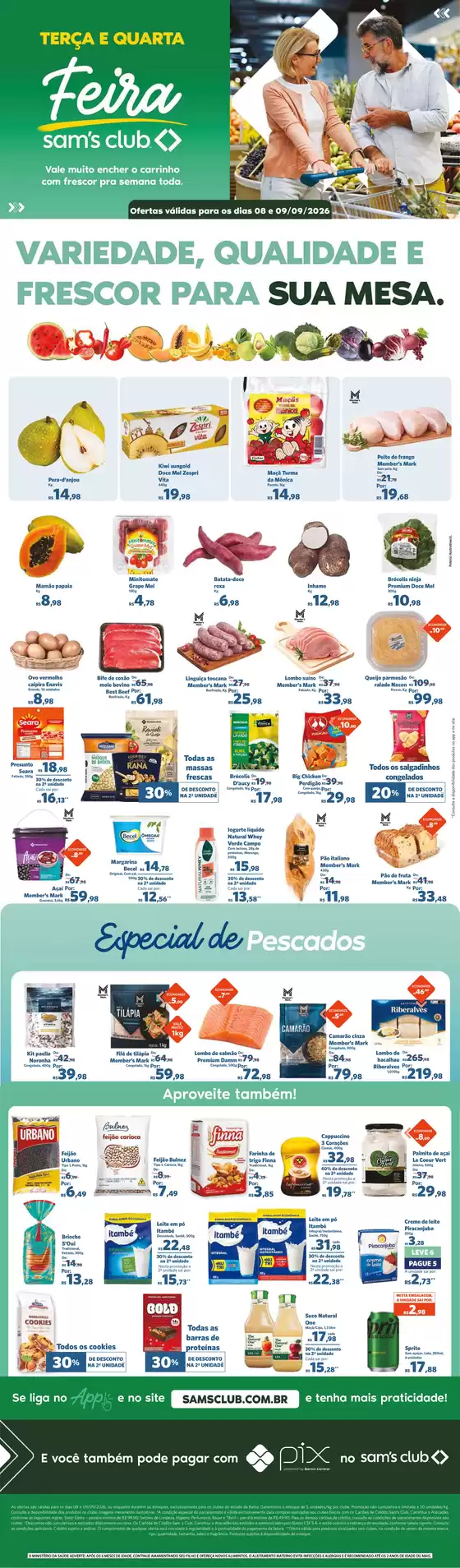 Catálogo Sam's Club | Novas ofertas para descobrir | 2026-09-08T00:00:00.000Z - 2026-09-09T00:00:00.000Z