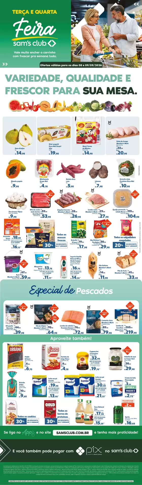 Catálogo Sam's Club | Melhores ofertas para todos os clientes | 2026-09-08T00:00:00.000Z - 2026-09-09T00:00:00.000Z