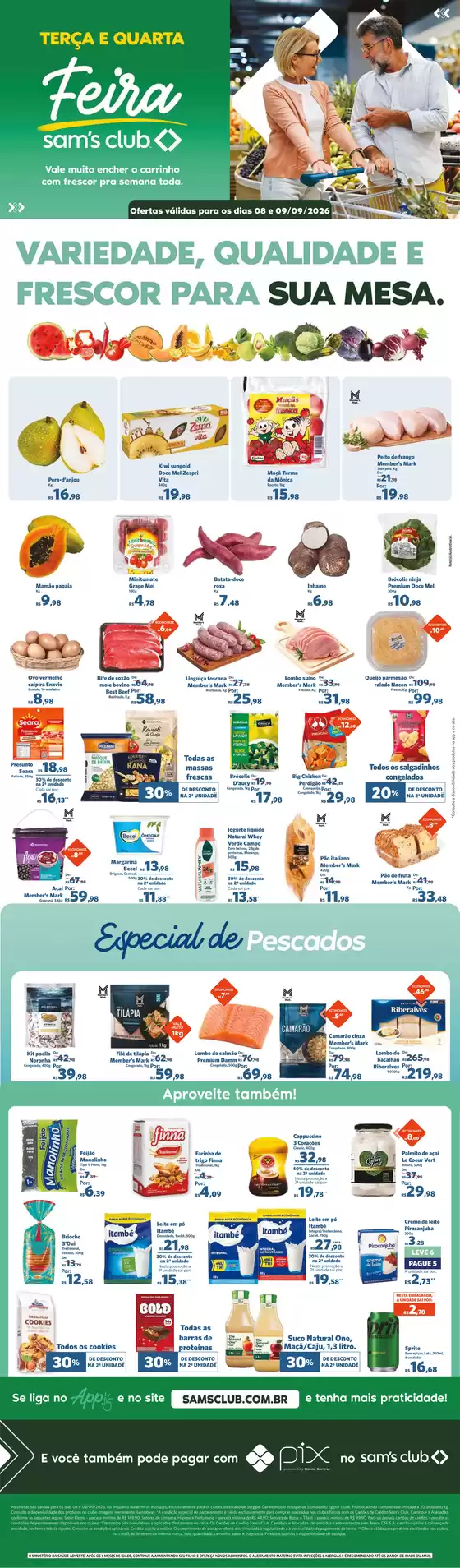 Catálogo Sam's Club | Ofertas e promoções atuais | 2026-09-08T00:00:00.000Z - 2026-09-09T00:00:00.000Z