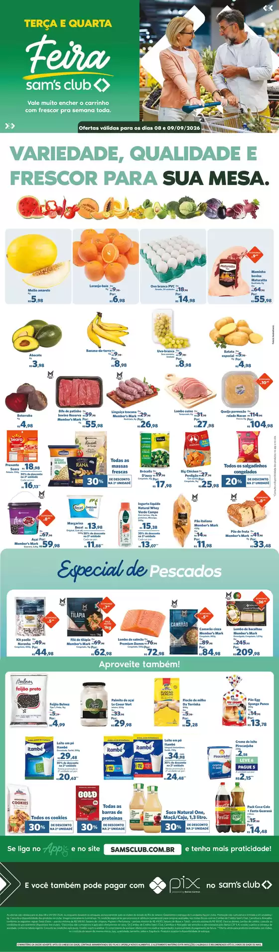 Catálogo Sam's Club | Ótima oferta para todos os clientes | 2026-09-08T00:00:00.000Z - 2026-09-09T00:00:00.000Z