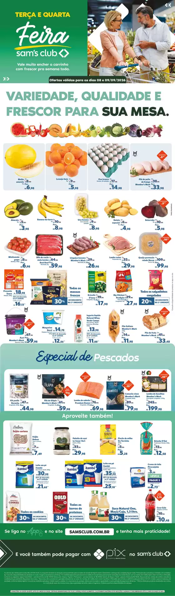 Catálogo Sam's Club | Ofertas exclusivas para nossos clientes | 2026-09-08T00:00:00.000Z - 2026-09-09T00:00:00.000Z