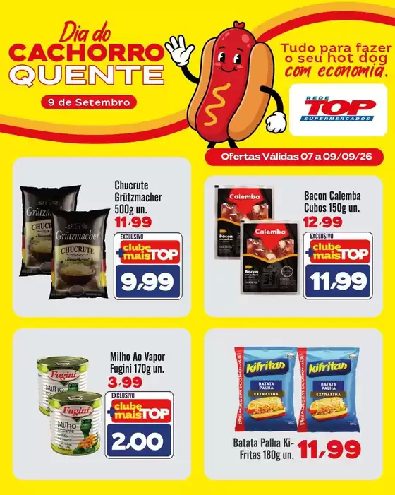 Catálogo Rede Top | Ofertas exclusivas e pechinchas | 2026-09-07T00:00:00.000Z - 2026-09-09T00:00:00.000Z
