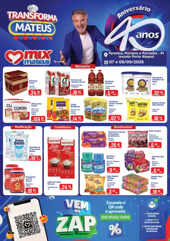 Catálogo Supermercados Mateus em Luís Correia | Transforma mateus de Aniversario | 2026-09-08T00:00:00.000Z - 2026-09-08T00:00:00.000Z