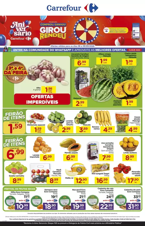 Catálogo Carrefour | FEIRA | 2026-09-08T00:00:00.000Z - 2026-09-09T00:00:00.000Z