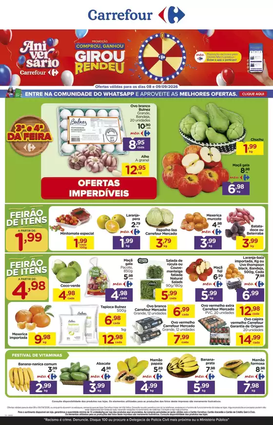 Catálogo Carrefour | Descubra ofertas atraentes | 2026-09-08T00:00:00.000Z - 2026-09-09T00:00:00.000Z