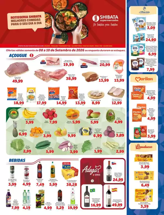 Catálogo Shibata Supermercados | Ótima oferta para caçadores de pechinchas | 2026-09-08T00:00:00.000Z - 2026-09-10T00:00:00.000Z