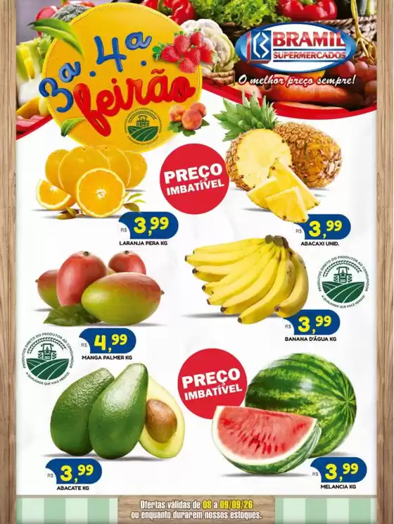 Catálogo Bramil Supermercados | Descontos e promoções | 2026-09-08T00:00:00.000Z - 2026-09-09T00:00:00.000Z