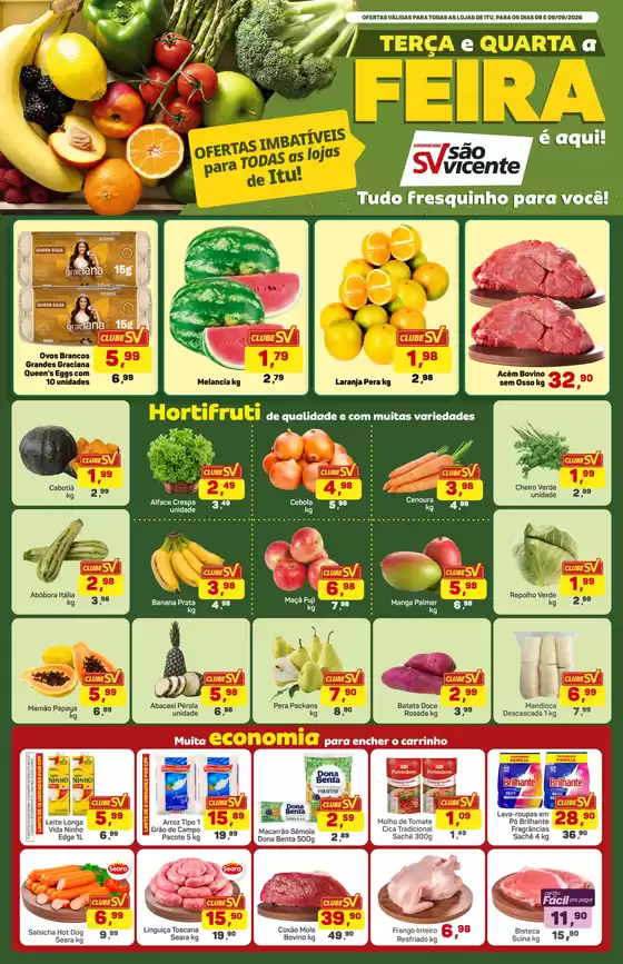 Catálogo Supermercados São Vicente em Americana | Ofertas e promoções atuais | 2026-09-08T00:00:00.000Z - 2026-09-09T00:00:00.000Z