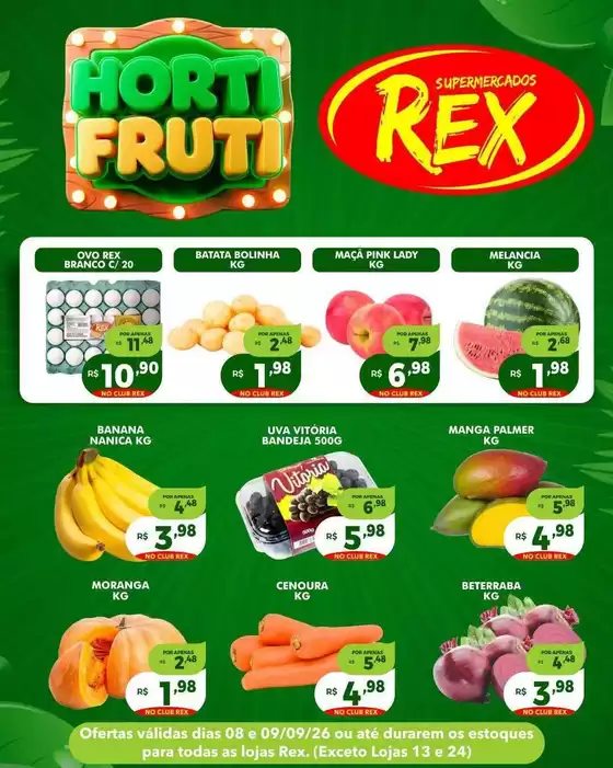 Catálogo Supermercados Rex | Melhores ofertas e descontos | 2026-09-08T00:00:00.000Z - 2026-09-09T00:00:00.000Z