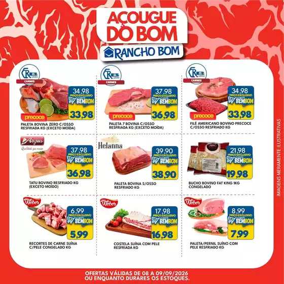 Catálogo Rancho Bom Supermercados | Encarte Rancho Bom Supermercados | 2026-09-08T00:00:00.000Z - 2026-09-09T00:00:00.000Z