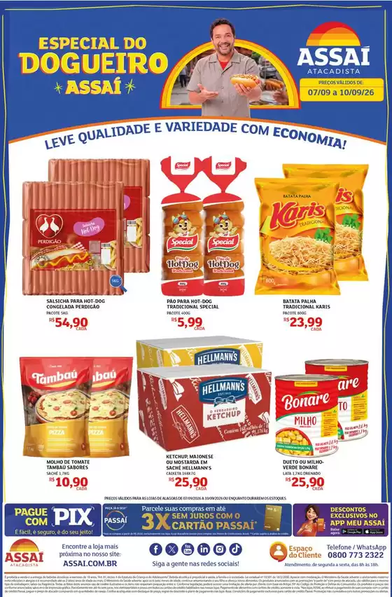 Catálogo Assaí Atacadista | Encarte Assaí Atacadista 171475-573 | 2026-09-08T00:00:00.000Z - 2026-09-10T00:00:00.000Z