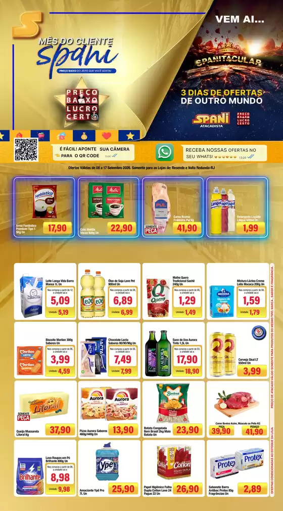 Catálogo Spani Atacadista | Jornal de Ofertas Cliente RJ 08 a 17 09 2026 | 2026-09-08T00:00:00.000Z - 2026-09-17T00:00:00.000Z