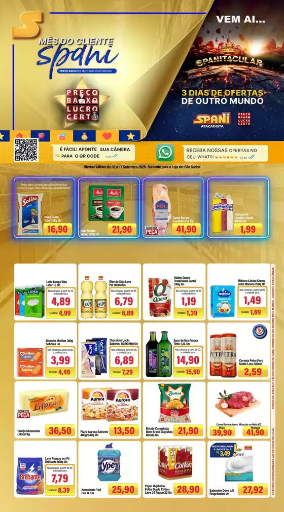 Catálogo Spani Atacadista | Jornal de Ofertas Cliente Sao Carlos 08 a 17 09 2026 | 2026-09-08T00:00:00.000Z - 2026-09-17T00:00:00.000Z
