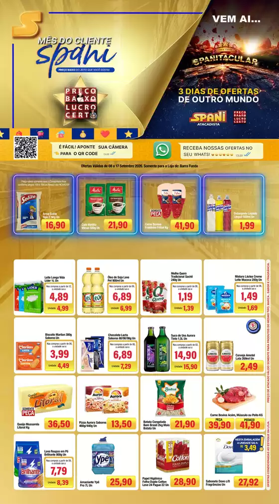 Catálogo Spani Atacadista | Jornal de Ofertas Cliente Barra Funda 08 a 17 09 2026 | 2026-09-08T00:00:00.000Z - 2026-09-17T00:00:00.000Z