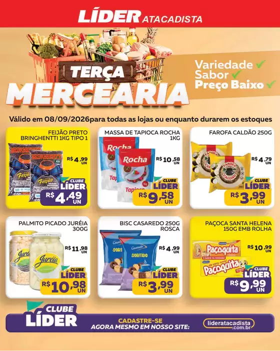 Catálogo Líder Atacadista | Cópia encarte terça da padaria e mer | 2026-09-08T00:00:00.000Z - 2026-09-08T00:00:00.000Z