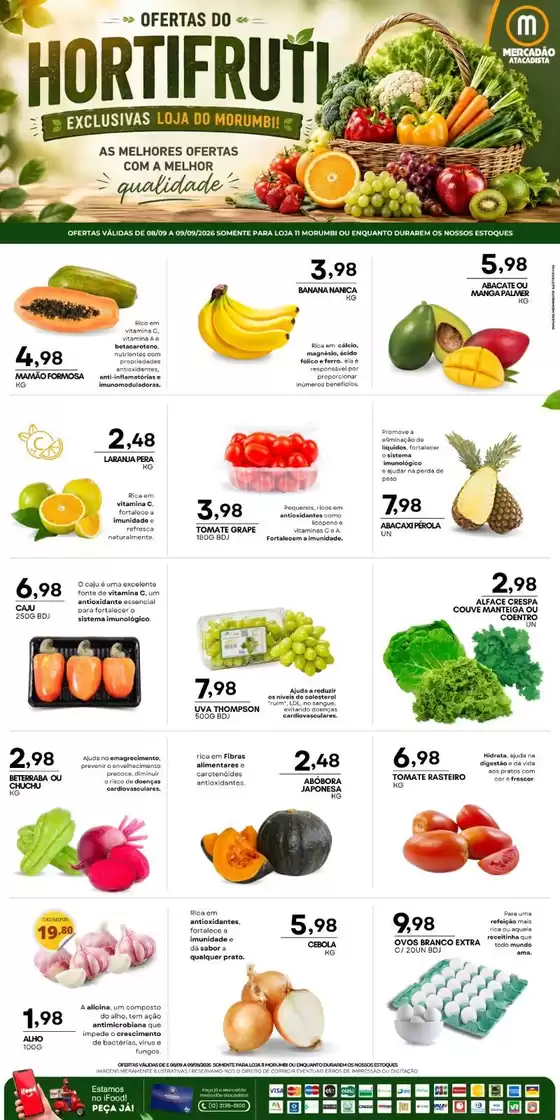 Catálogo Mercadão Atacadista | Pechinchas e ofertas atuais | 2026-09-08T00:00:00.000Z - 2026-09-09T00:00:00.000Z