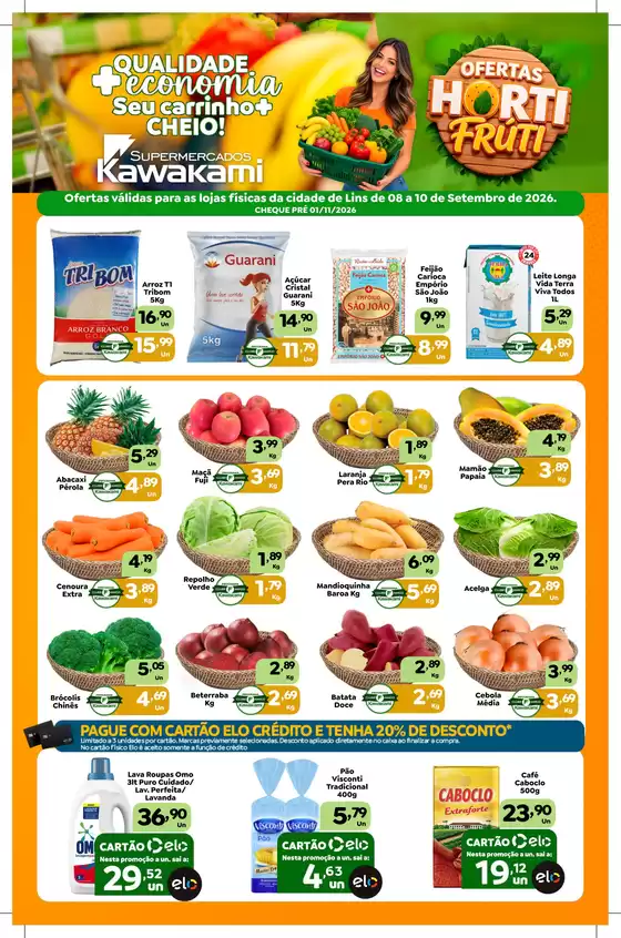 Catálogo Supermercados Kawakami | Ofertas - Lins | 2026-09-08T00:00:00.000Z - 2026-09-10T00:00:00.000Z