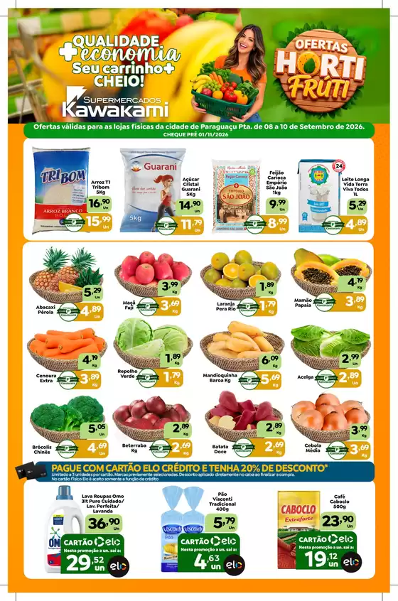 Catálogo Supermercados Kawakami | Ofertas - Paraguaçu Paulista | 2026-09-08T00:00:00.000Z - 2026-09-10T00:00:00.000Z