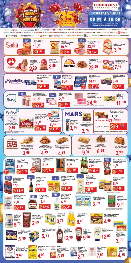 Catálogo Federzoni Supermercados | Ofertas  | 2026-09-09T00:00:00.000Z - 2026-09-15T00:00:00.000Z