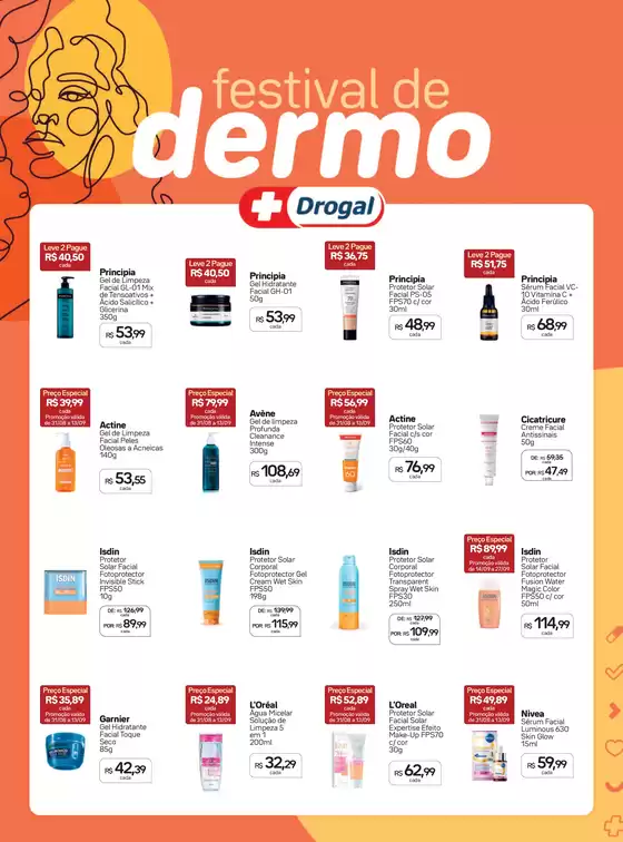 Catálogo Drogal em Parnaíba | Festival de dermo ! | 2026-09-09T00:00:00.000Z - 2026-10-04T00:00:00.000Z