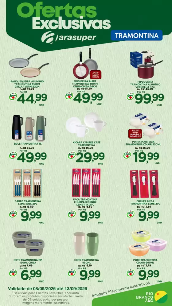 Catálogo Araújo Supermercados | Tramontina | 2026-09-09T00:00:00.000Z - 2026-09-13T00:00:00.000Z